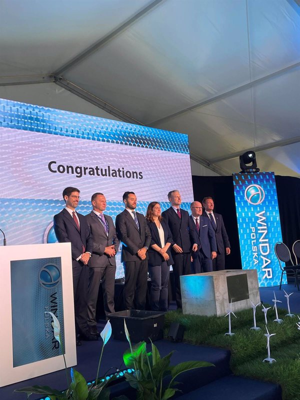 Windar coloca la primera piedra de una planta eólica marina en Polonia con una inversión de 150 millones