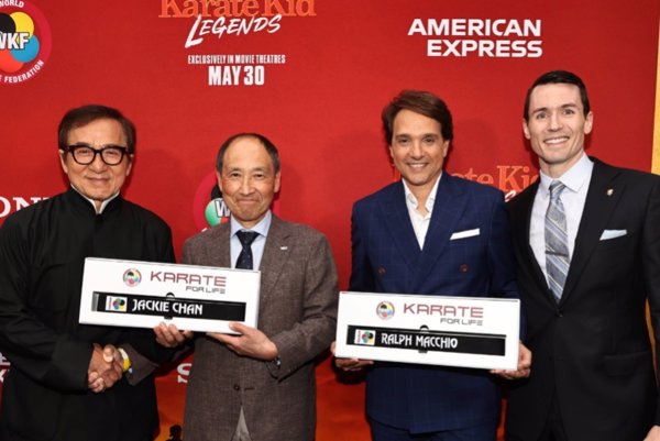 La Federación Mundial de Karate se promociona con la película 'Karate Kid: Legends'