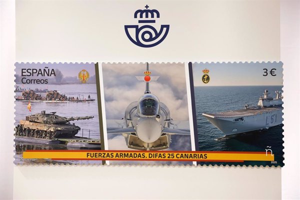 Correos lanza un sello en reconocimiento del Día de las Fuerzas Armadas