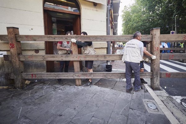Comienza este lunes la instalación del vallado para los encierros de los Sanfermines 2025