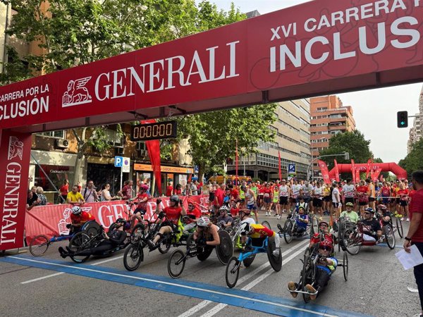 La XVI Carrera Generali por la Inclusión congrega a más de 5.000 corredores por las calles de Madrid