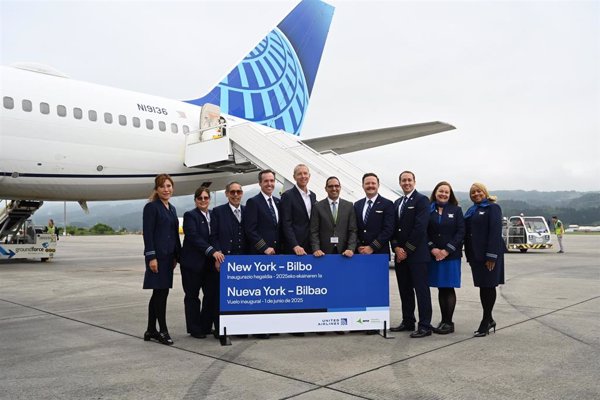 El Aeropuerto de Bilbao estrena los vuelos directos a Nueva York con la vocación de extenderse más allá del verano