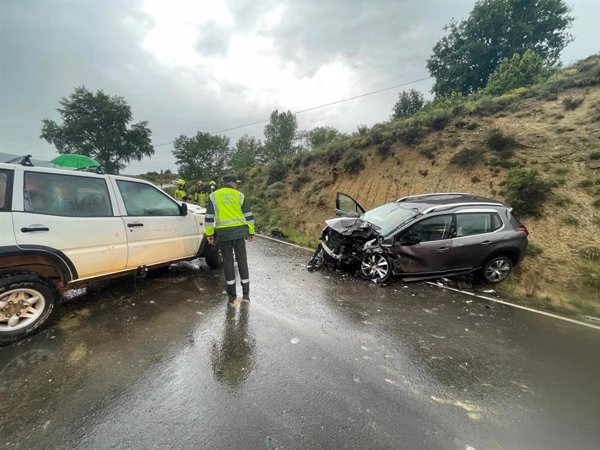 Un accidente de tráfico en Caldearenas (Huesca) causa siete heridos, dos de ellos graves
