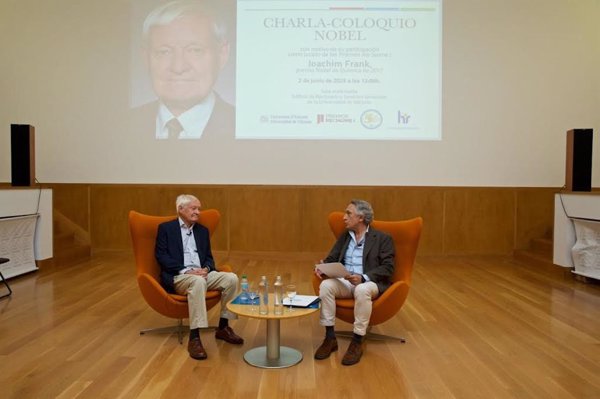 Joachim Frank, Premio Nobel de Química 2017, anima a jóvenes investigadores a 