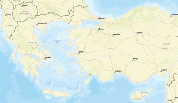 Muere una persona y unas 70 resultan heridas en Turquía por un seísmo entre Marmaris y la isla griega de Rodas