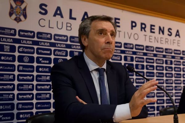 Felipe Miñambres asume también la presidencia del CD Tenerife