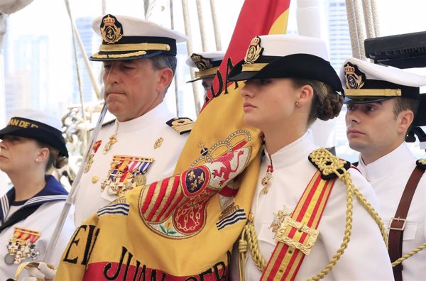 La Princesa Leonor llega hoy a Nueva York, última escala del crucero de instrucción del 'Juan Sebastián Elcano'