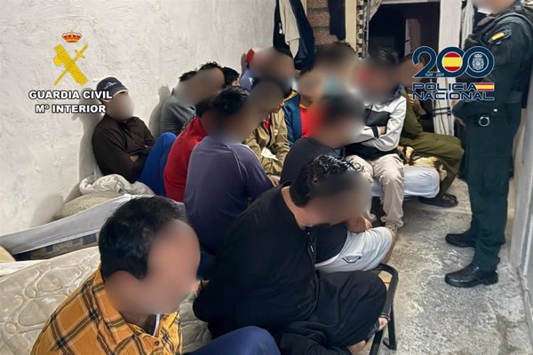 Una operación contra la explotación laboral se salda con nueve detenciones y la liberación de 45 víctimas