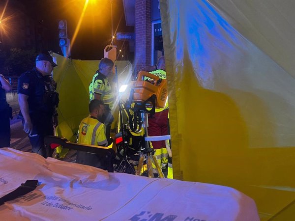 Un joven de 21 años herido de gravedad por arma de fuego en Madrid