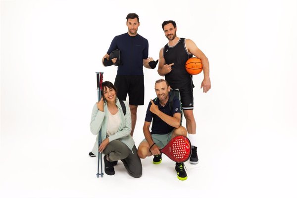 Rudy Fernández, Valverde, Craviotto y Almudena Cid, embajadores de los Productos Azules de Decathlon