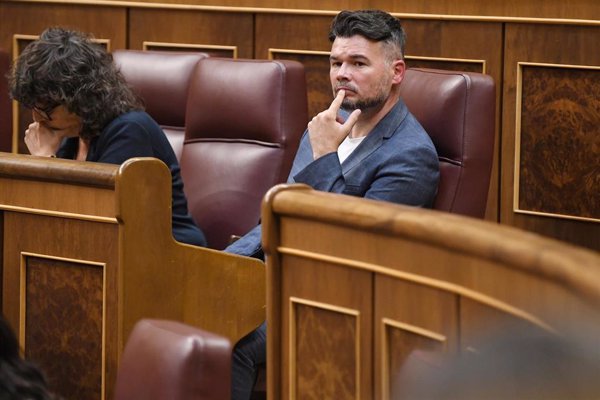 Rufián pide a Sánchez un Debate del estado de la Nación: No debe 
