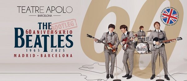 Mundo Tributo organiza el 2 y 3 de julio en Madrid y Barcelona el 60 aniversario del concierto de Los Beatles en 1965