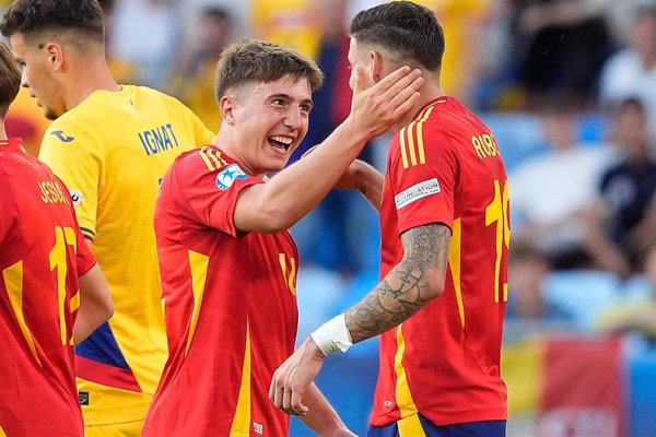Crónica del España - Rumanía, 2-1