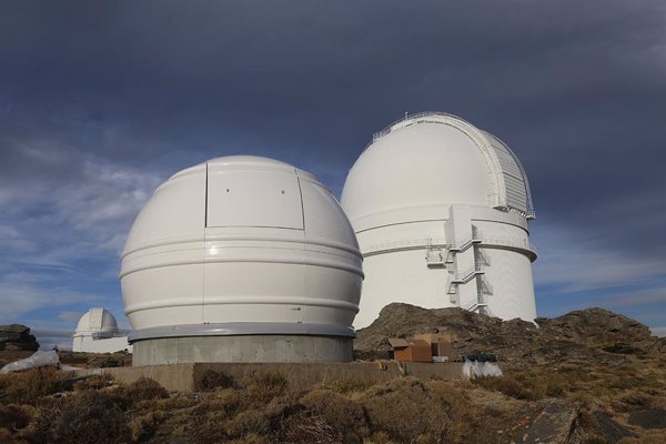 Captan desde el observatorio de Calar Alto (Almería) la fusión