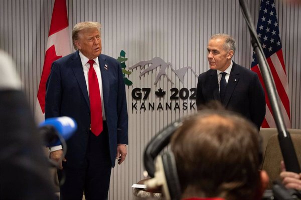 Carney y Trump fijan un plazo de 30 días para alcanzar un acuerdo arancelario