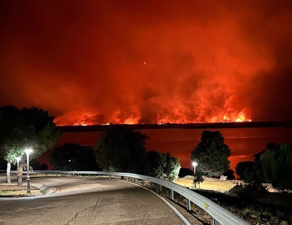 Efectivos de Extermadura actúan en cuatro incendios de nivel 1 entre este lunes y martes, ya sin peligrosidad