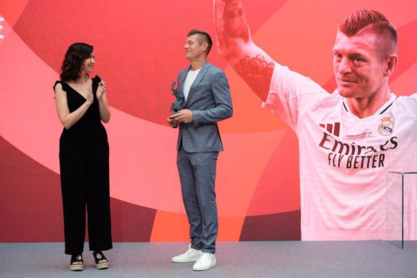 Kroos, Garrigós, Marín y María Corbera reciben los Siete Estrellas del Deporte de la Comunidad de Madrid