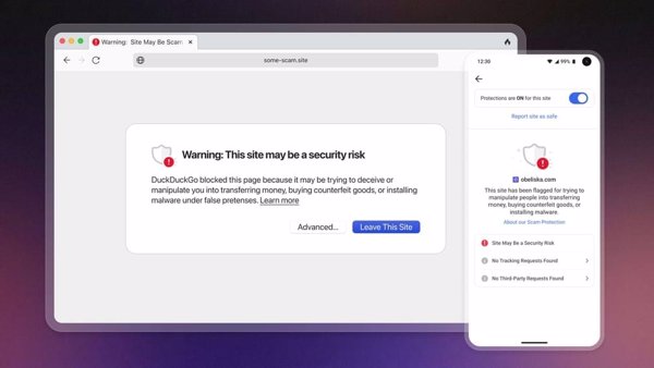 El bloqueador de estafas de DuckDuckGo amplía su alcance para cubrir sitios de comercio electrónico falsos