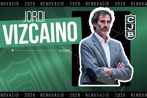 Jordi Vizcaíno renueva una temporada como entrenador del Joventut Badalona femenino