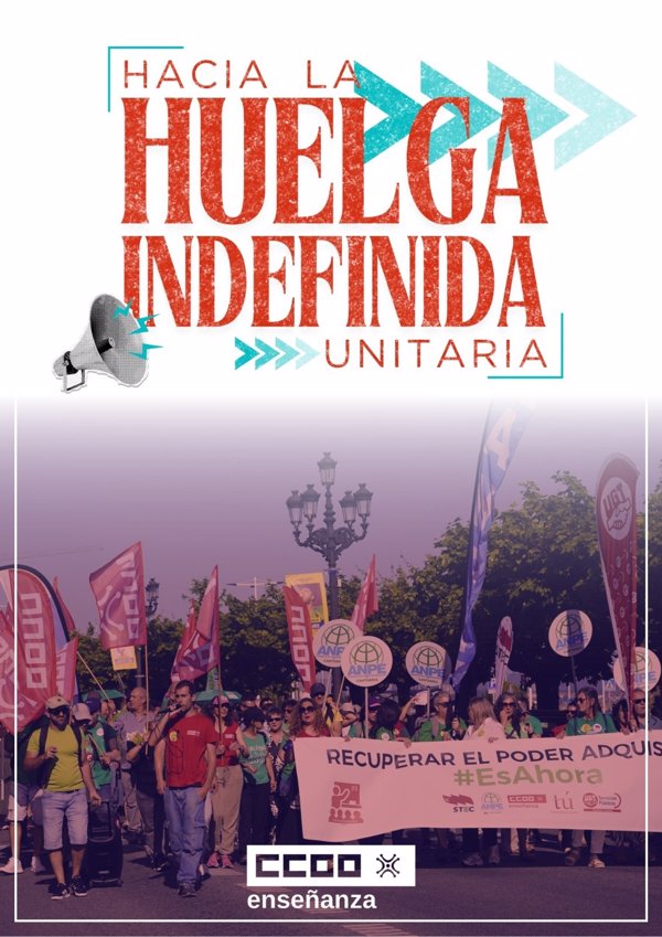 CCOO aboga por iniciar el curso escolar con una huelga como respuesta al 