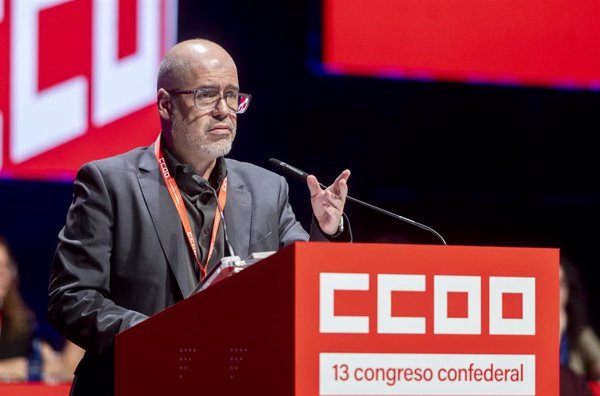 CCOO reelige a Unai Sordo como secretario general con el 96,1% de los apoyos en el que será su último mandato