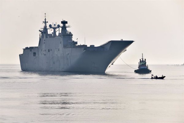 La Princesa Leonor, a bordo de la fragata Blas de Lezo, participa en un 'Sábado Legionario' en Ceuta