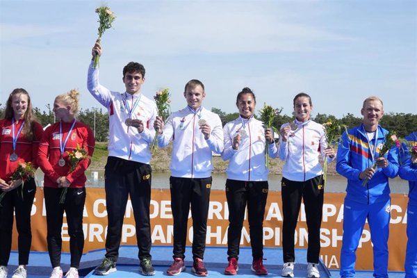 Ocho medallas para España en la primera jornada de finales del Europeo de piragüismo