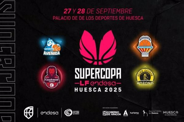 Huesca acogerá la Supercopa LF Endesa los días 27 y 28 de septiembre