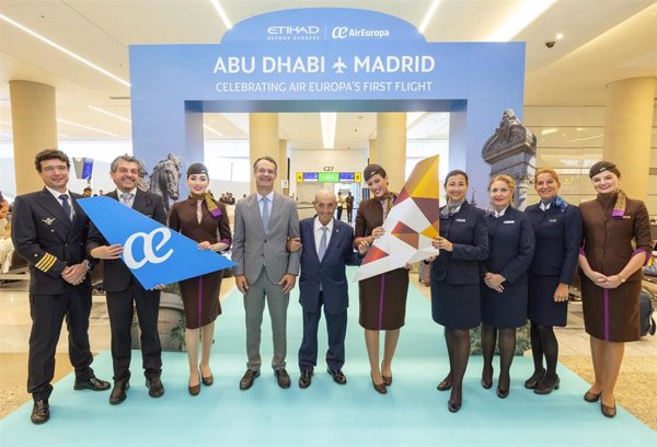 Air Europa llega a Abu Dhabi con un vuelo en 'wet lease' con Etihad Airways