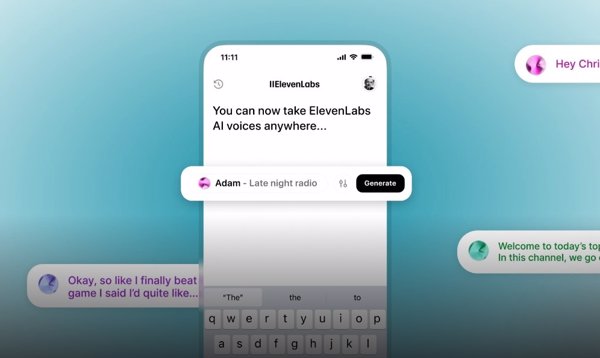 ElevenLabs lanza su aplicación oficial de generación de audio para iOS y Android