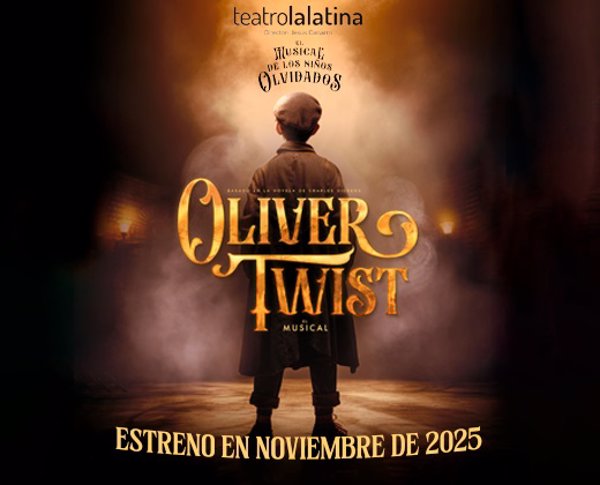 El musical de Oliver Twist llega al Teatro la Latina a partir de noviembre