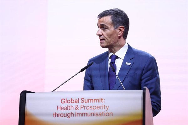 Sánchez anuncia un aumento hasta los 130 millones para la contribución de España a la alianza mundial de vacunas Gavi