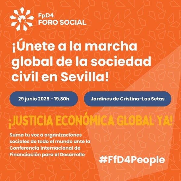 Organizaciones sociales se movilizan en Sevilla tras el Foro Social de la ONU por una 