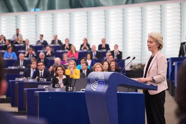 Von der Leyen se someterá a una moción de censura el próximo jueves en la Eurocámara