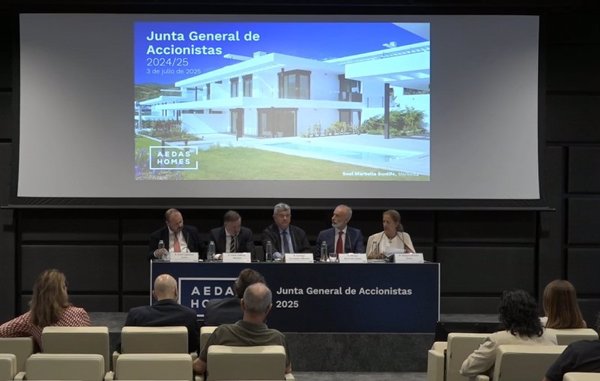 Aedas Homes aprueba repartir un dividendo de 3,15 euros a partir del 9 de julio, en plena OPA de Neinor Homes