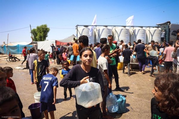 Unicef muestra en 'Un interrogante se cierne sobre Gaza' imágenes sobre el drama de la infancia gazatí