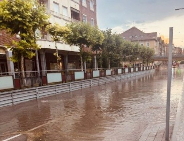 Medina del Campo (Valladolid) valora pedir zona catastrófica tras una tormenta que deja 