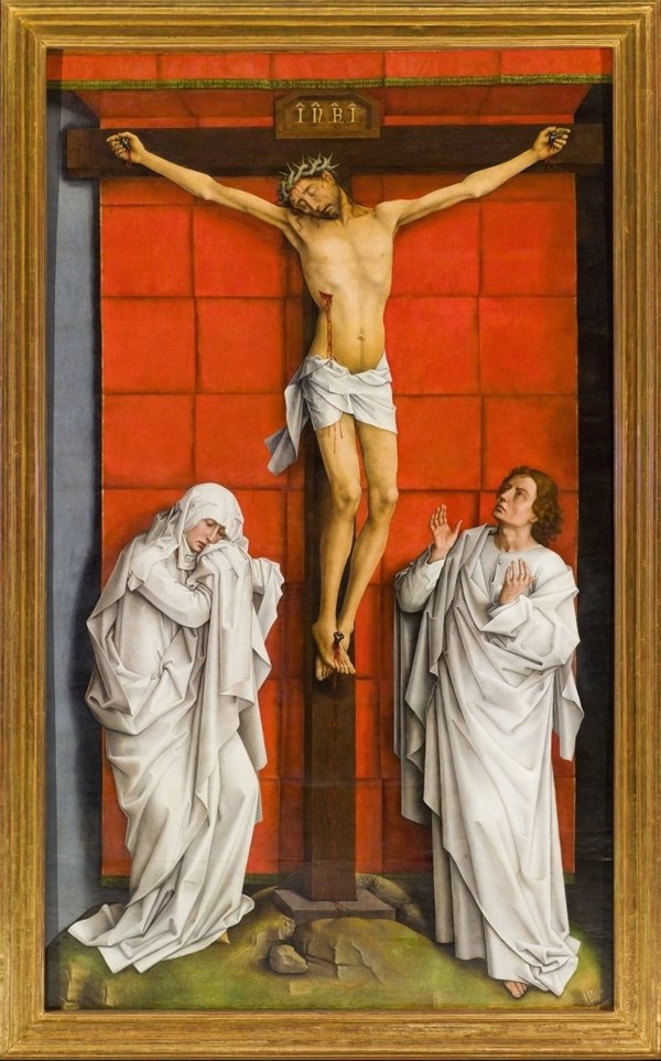 'El Calvario' de Van der Weyden saldrá de El Escorial para exponerse en la Galería de Colecciones Reales tras el verano