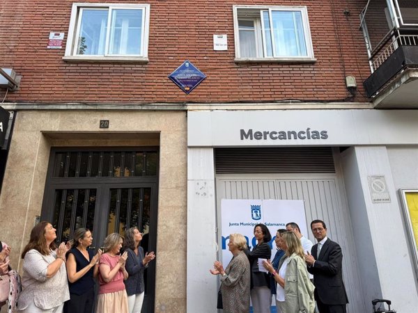 Una placa recuerda en Madrid a Jesús Miguel, asesinado por el GRAPO en 1978: 