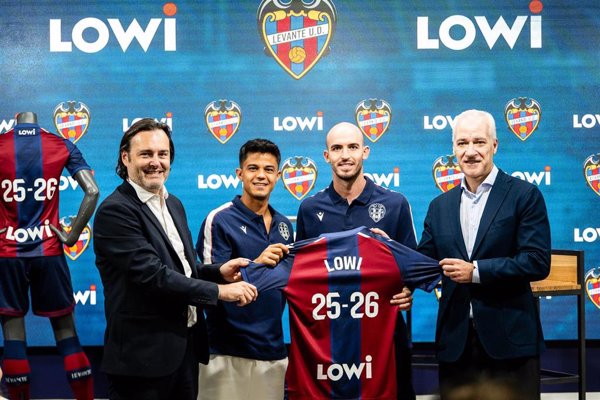 Lowi se convierte en nuevo patrocinador del Levante UD en su regreso a Primera para la temporada 2025-2026