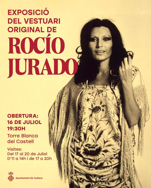 Los vestidos de Rocío Jurado saldrán por primera vez de su museo para exponerse en el Castillo de Cullera