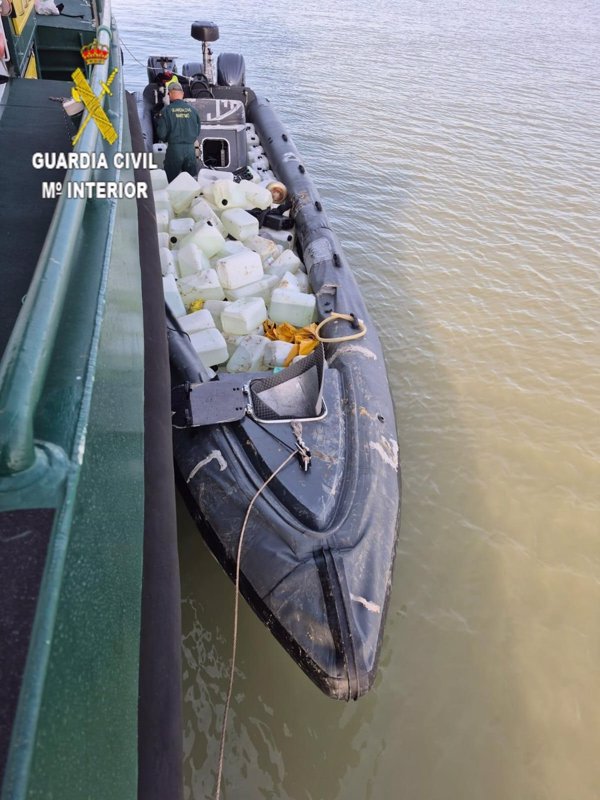 Cae la mayor red de transporte de droga en España y Portugal: 64 detenidos y 7 toneladas de hachís incautadas
