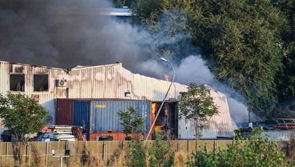 El Gobierno de C-LM desactiva el Platecam tras la favorable evolución del incendio de Azuqueca de Henares