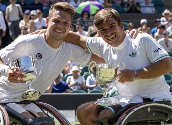 El español Martín de la Puente conquista el título de dobles en Wimbledon