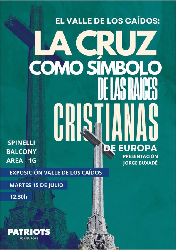 Una decena de eurodiputados españoles pide a la Eurocámara retirar una exposición de Vox sobre el Valle de los Caídos