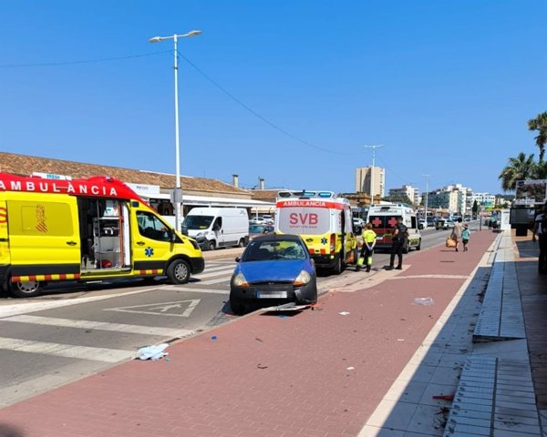 Un detenido tras atropellar a varios peatones, entre ellos dos menores, en Jávea (Alicante)