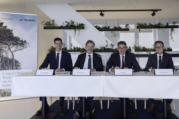 Siemens Gamesa suministrará 63 aerogeneradores a Skyborn para un proyecto eólico marino en el Mar Báltico