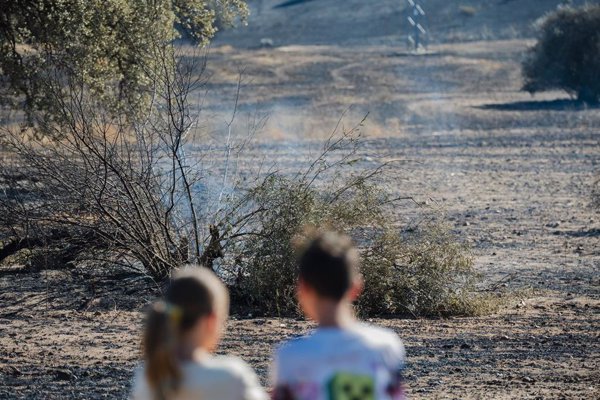 El fuego de Méntrida (Toledo) desciende a Nivel 1, levantándose las medidas de confinamiento