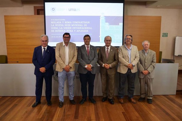 Málaga y Roma compartirán la nueva sede de la Unión Internacional de Química Pura y Aplicada