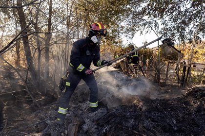 El perímetro del incendio de Méntrida está 